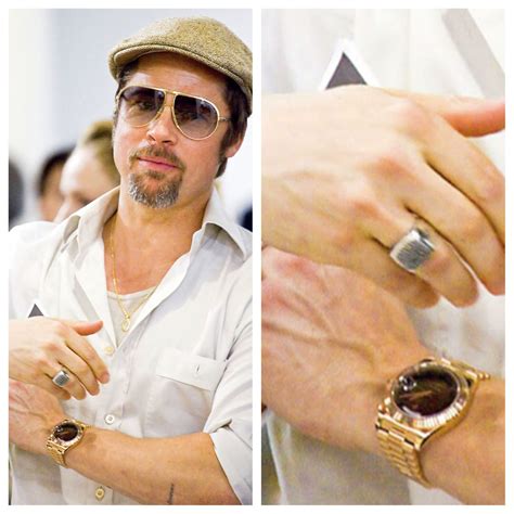 brad pitt rolex day date